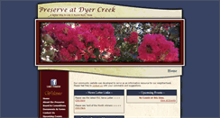 Desktop Screenshot of preserveatdyercreek.com